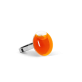 39735 - Glass ring - Galet Nano Transparent - Orange