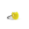 39735 - Bague en verre soufflé - Galet Nano Transparent - Jaune