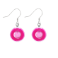 35456 - Hook earrings - Duo Milk - Fushia
