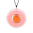 35909 - Pendentif en verre soufflé - Duo Medium - Rose