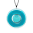 35909 - Kettenanhänger - Duo Medium - Turquoise