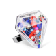 39717 - Glass ring - Diamant Medium Perles - Multicolore