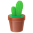 34444 - Taille crayon - Zoome sharpener - Cactus