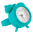 27351 - Uhrring - Nano Watch - Turquoise