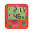 39585 - Thermomètre Digital - Cosy - Coquelicots