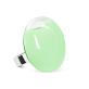 39815 - Bague en verre soufflée - Galet Medium Pastel - Vert