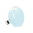 39815 - Bague en verre soufflé - Galet Medium Pastel - Turquoise