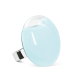 39815 - Anillo de vidrio soplado - Galet Medium Pastel - Turquoise
