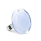 39822 - Anillo de vidrio soplado - Cachou Medium Pastel - Bleu
