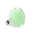 39822 - Bague en verre soufflé - Cachou Medium Pastel - Vert