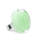 39822 - Bague en verre soufflée - Cachou Medium Pastel - Vert