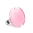 39822 - Bague en verre soufflé - Cachou Medium Pastel - Rose