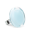 39822 - Anillo de vidrio soplado - Cachou Medium Pastel - Turquoise