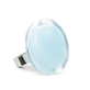 39822 - Bague en verre soufflée - Cachou Medium Pastel - Turquoise