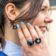 Bague en verre soufflé - Duo Medium