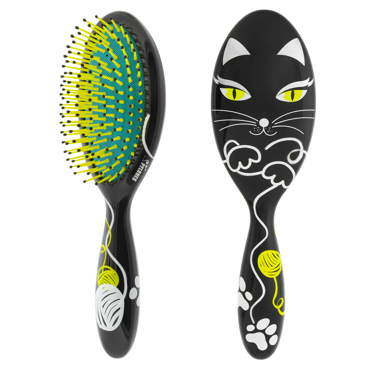 Large Hairbrush Ladypop Large Black Cat 2 Pylones