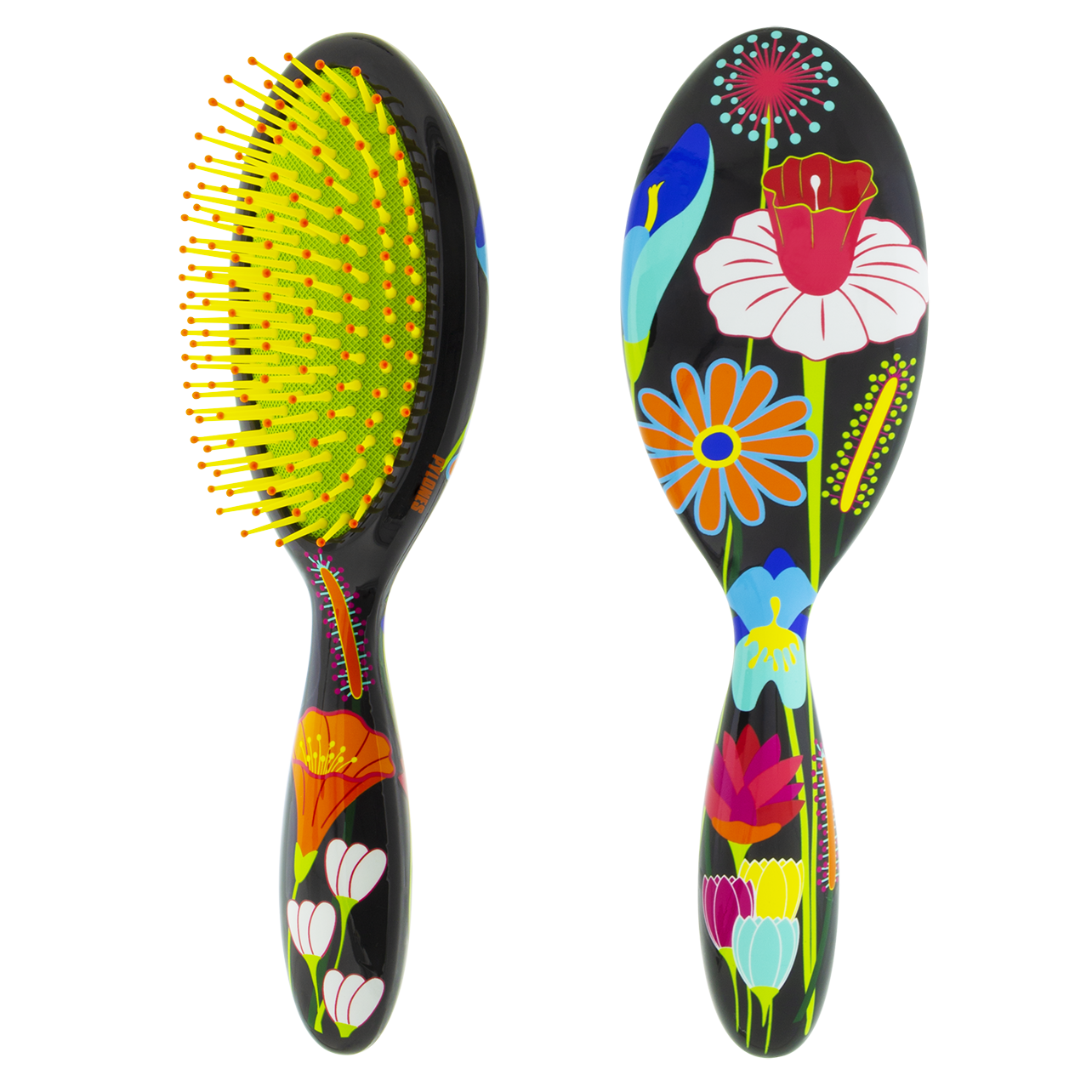 Large Hairbrush Ladypop Large Jardin Fleuri Pylones