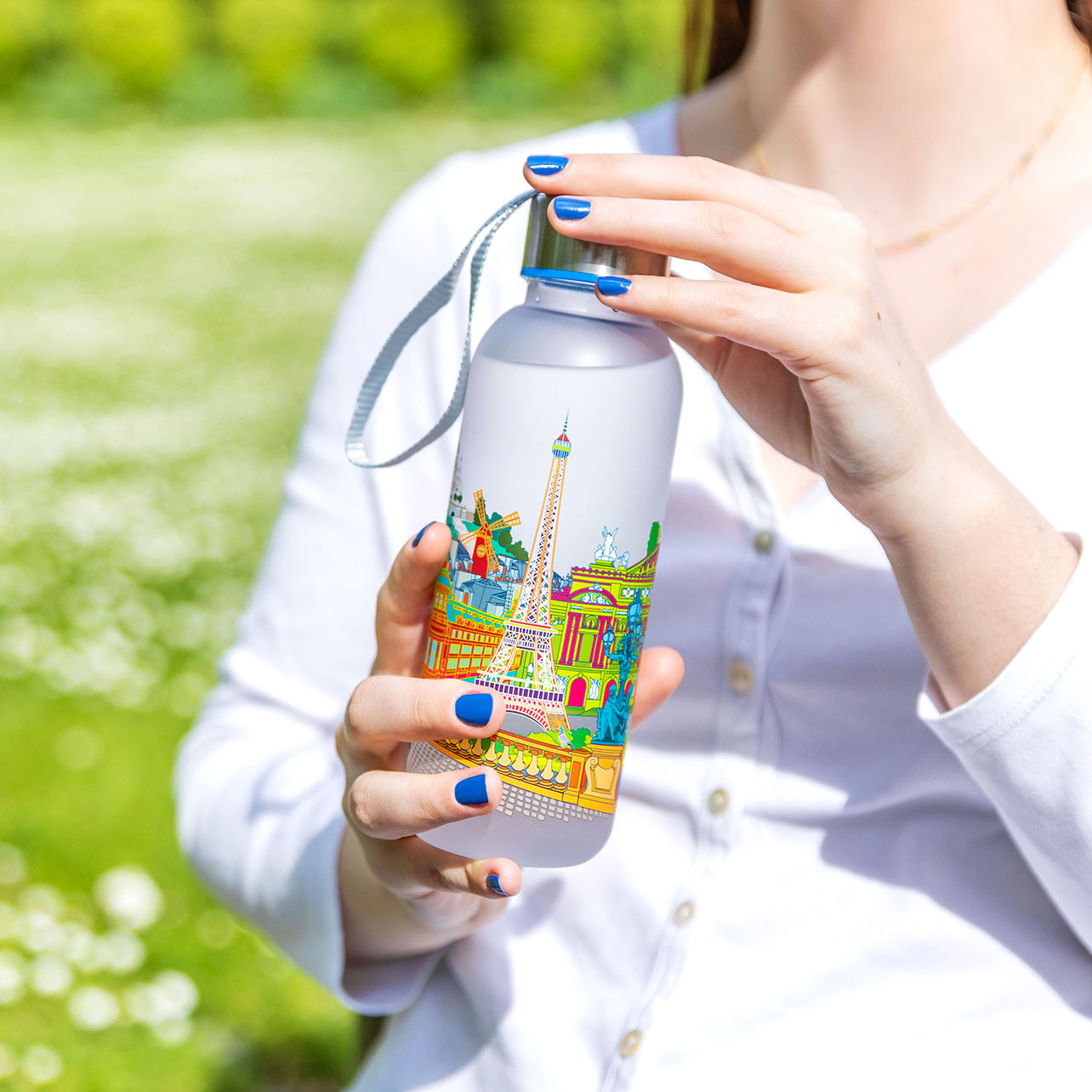 Trinkflasche - Happyglou - New Paris