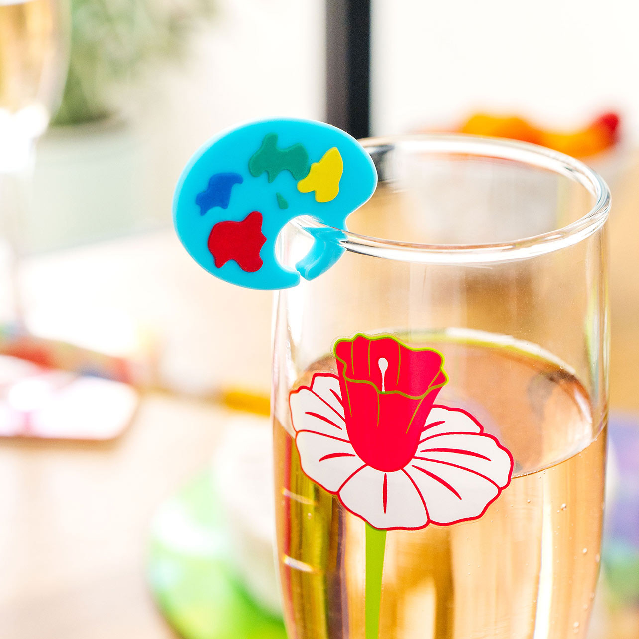 YAVO-EU Lot De 18 Marqueurs De Verre En Silicone Réutilisables Pour Verres à Vin - Pour Cocktail (chat Et Chien