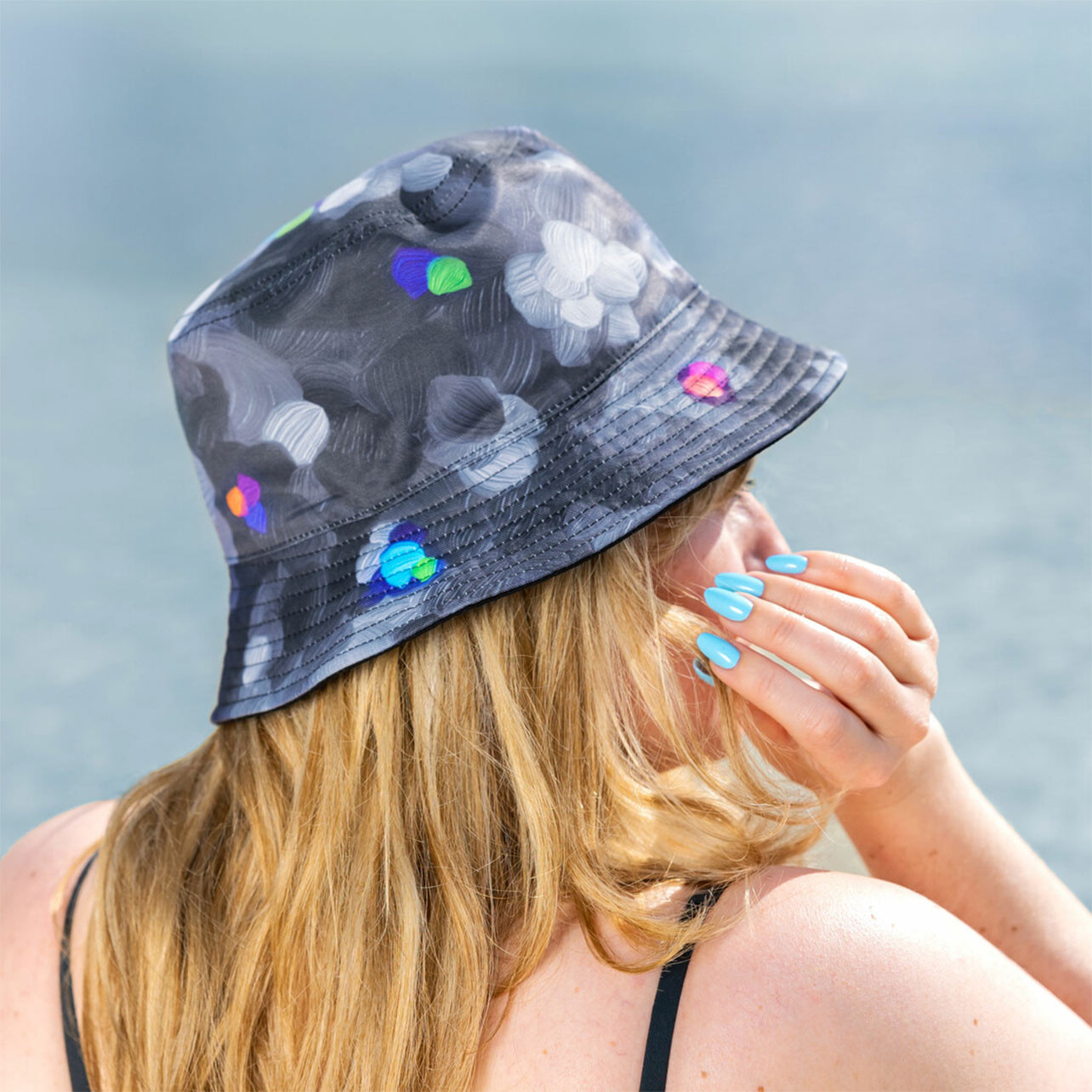 Cappello da pioggia Grigio con fiocchetti - Merceria Cheri - Rimini