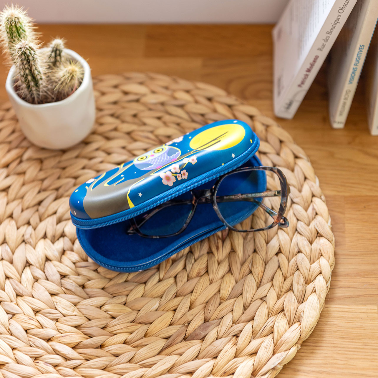 Set 2 Custodie Rigide Per Occhiali + 2 Salviette In Microfibra - Portatili E Sottili, Per Uomo E Donna