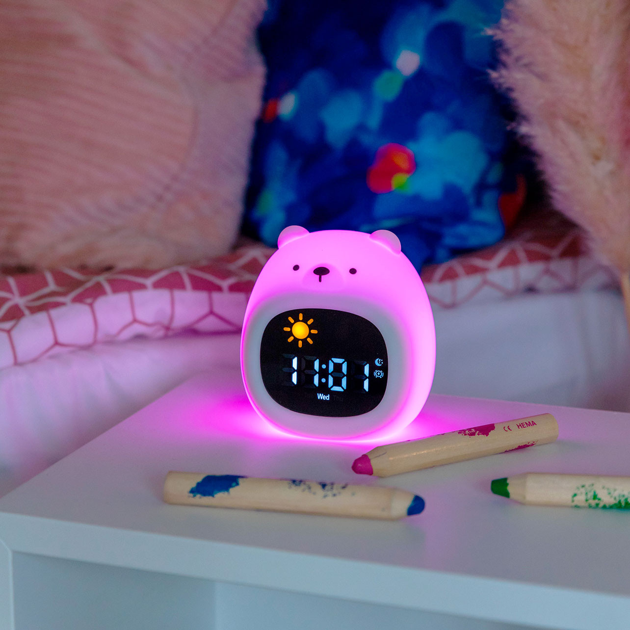 Radio réveil avec double alarme BigBen 230 V Licorne - Achat & prix