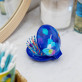 Foldable hairbrush with mirror - Lady Retro