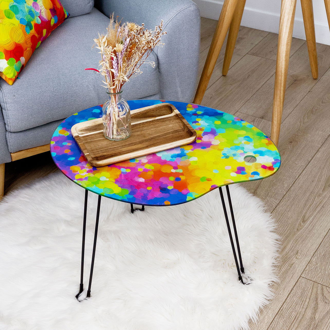 Folding coffee table - A pied d'oeuvre - Palette - Pylones