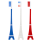 Set de 3 Brosses à dents - Parismile