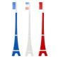 Set de 3 Cepillos de dientes - Parismile