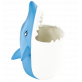 33326 - Pot à crayons / Porte Brosse à dents - Popet - Requin