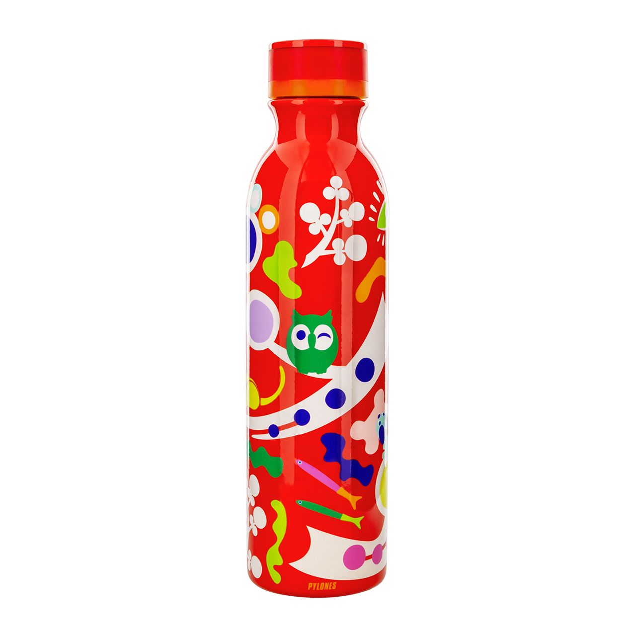 Pylones Keep Cool Bottle Thermosflasche – Isolierflasche Mit Mohnblumen-Design (750ml)