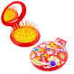 Brosse à cheveux avec miroir - Lady Retro