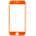 33376 - Glas Schutzfolie für iPhone 6/7 - I Protect - Orange