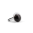 40866 - Bague en verre soufflé - Galet Nano Billes - Noir