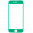 33376 - Verre de protection pour iPhone 6/7 -  I Protect - Vert
