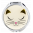 31076 - Pocket mirror - Lady Look - White Cat
