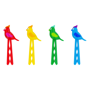 Set of 4 Clips Birds - Perruclip
