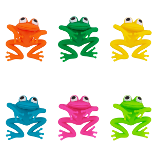 Set di 6 segnabicchieri - Frog Party