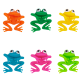 Set de 6 marcadores de vidrio - Frog Party