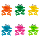 Set di 6 segnabicchieri - Frog Party