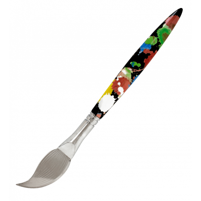 Gastromax Coltello Da Formaggio 7048-1 – Lama In Acciaio Inox, Manico Nero, Con Foro Per Appendere - 2