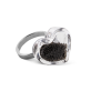 Glasring - Coeur Nano Billes