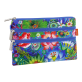 32372 - 3 zip pouch - Zip It - Fleurs d\'eau