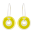 41221 - Ohrhänger - Donut transparent - Jaune