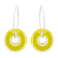 41221 - Orecchini a gancio - Donut transparent - Jaune