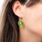 Hook earrings - Donut transparent