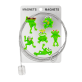 28604 - Photo holder cable and magnets - Magnetic Cable - Grenouille