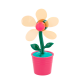 41081 - Ventilatore ricaricabile - Ventifleur - Rose