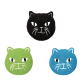 41265 - Set de 3 esponjas de cocina - Anisponge - Chat